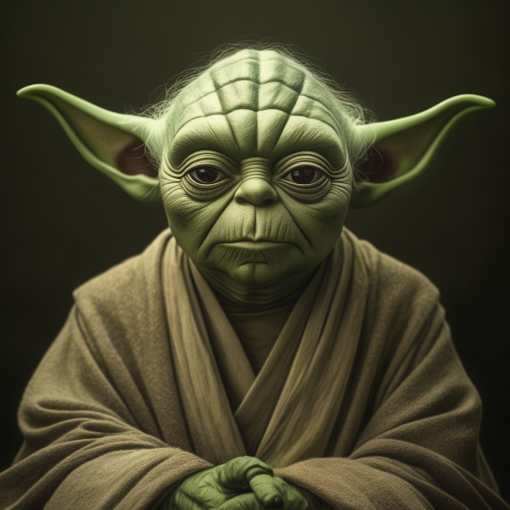 yoda looking sad and unwell depicting struggle with chronic illness